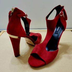 Dkny red heels 8